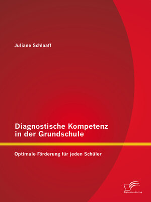 cover image of Diagnostische Kompetenz in der Grundschule